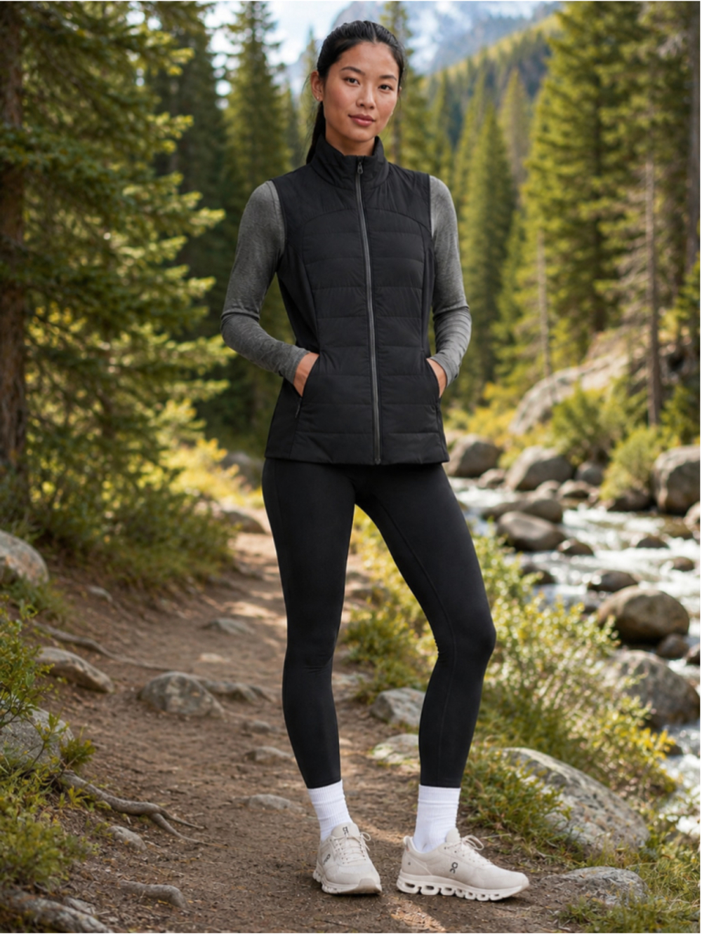 Lululemon Down For It All Vest Women 14 700-Fill Down Athleisure Gorpcore Black
